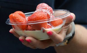 Wimbledon strawberries and cream go vegan. - vbazaar