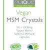 nuIQue Vegan MSM Crystals in Capsules