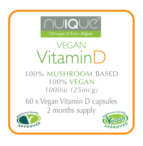nuIQue Vegan Vitamin D with VitaShroom