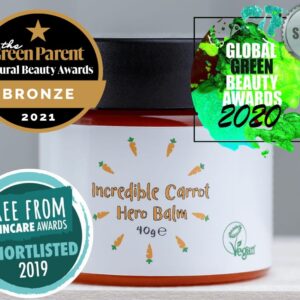Award winning vegan face balm with carrot extract